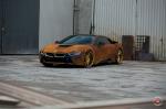 BMW i8 Austin Mahone Rusted by MetroWrapz on Vossen Wheels (VPS-305T) 2016 года
